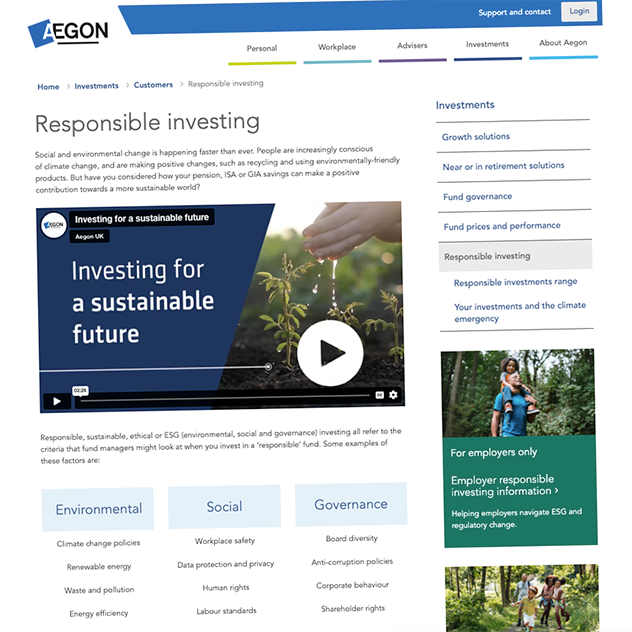 Aegon ESG Investment Hub
